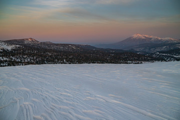  Snowy scenery of Hachimantai in Tohoku region