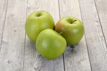 Green ripe apple