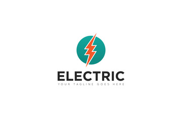 electric logo and icon vector illustration design template