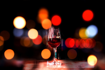 glass of red wine
