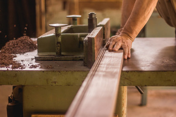 man working in workshop