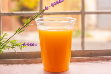 glass of orange juice