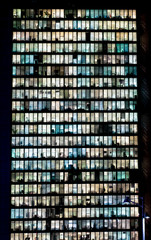 Obraz premium chessboard of windows of a building