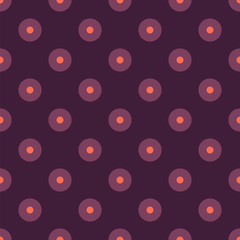 Seamless polka dot pattern. Vector repeating texture