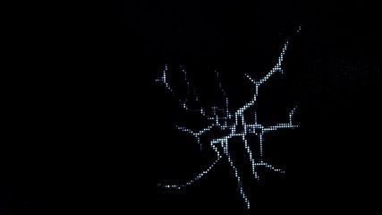 crack in the plasma panel. Broken pixels in the LCD monitor.. Split broken LCD sdisplay background.