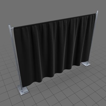 Standing curtain
