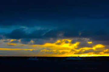 atardecer galapagos 