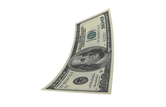 Dollar, Paper Money, American Banknote, Flying Money, 3D Render
