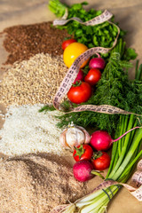 Fresh vegetables. Useful and healthy eating
