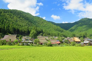Foto op Canvas 京都・田舎の風景, 美山, 農村, 日本 © JP trip landscape DL