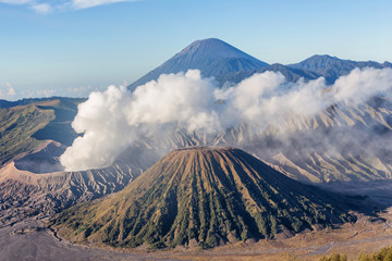 Mount Bromo, is an active volcano and part of the Tengger massif, in East Java, Indonesia.