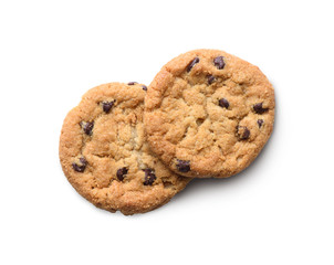 Cookies isolated on white background