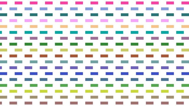 Colorful Dashed Lines Background Moving