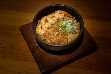 grilled prawns chahan  , Rice with shrimp