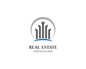 Obraz premium Real estate logo icon illustration