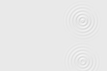 Top view of white water ring or white oil surface, soft background texture