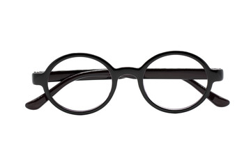Image of modern fashionable spectacles isolated on white background, Eyewear, Glasses