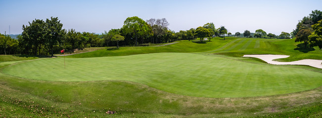 ゴルフ場 ゴルフコース パッティンググリーン