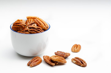 Peacan nut for healthty concept food and nutrition - 267014205