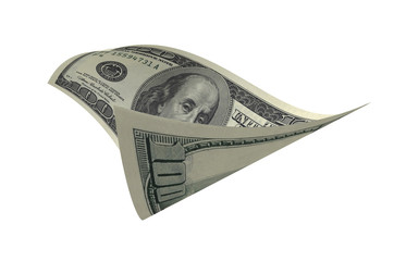 Dollar, Paper Money, American Banknote, Flying Money, 3D Render