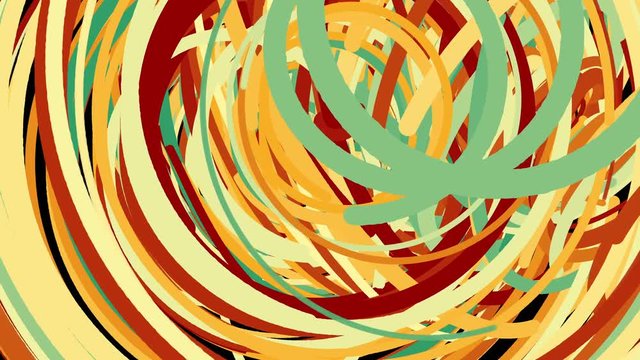 Abstract chaotic fast colorful lines, computer generated background, 3d rendering backdrop