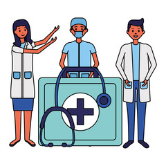 people medical suitcase