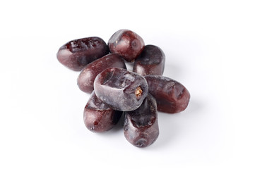 Heap of Large Medjool Dates. Closeup view