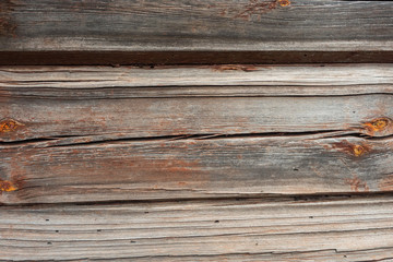 Old boards. Beautiful patterns on the close-up of old wood.