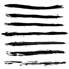 Ink vector brush strokes background. Vector illustration. Grunge texture.