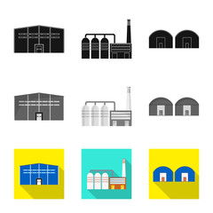 Fototapeta premium Isolated object of production and structure sign. Set of production and technology vector icon for stock.