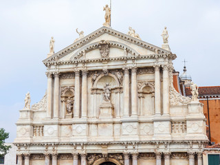 Venice, Italy, on April 25, 2019. Saint Maria's church from Nazareth (it. chiesa di Santa Maria di...