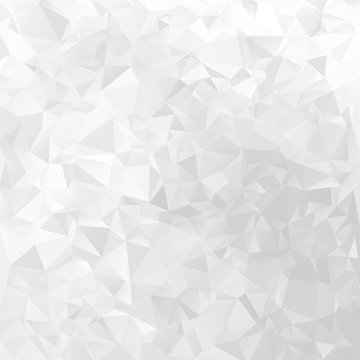 White geometrical vector background triangular design pattern © Tetiana Pustovoitova