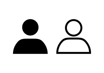 people icon. person icon. User Icon in trendy flat style isolated