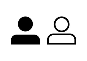 people icon. person icon. User Icon in trendy flat style isolated