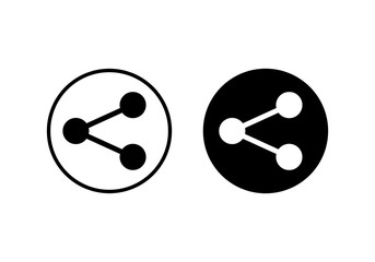 share icon vector. Share vector icon