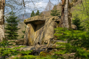 Dolmen. The construction of ancient people.