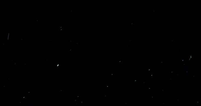 Dust Particles Move From Bottom To Top