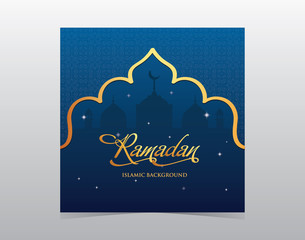 Blue Ramadan Kareem, Ramadan Background, Islamic Background