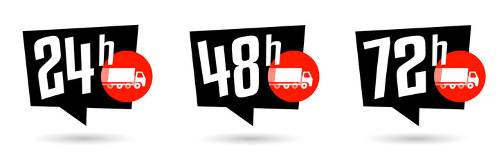 Livraison en 24h, 48h et 72 h	