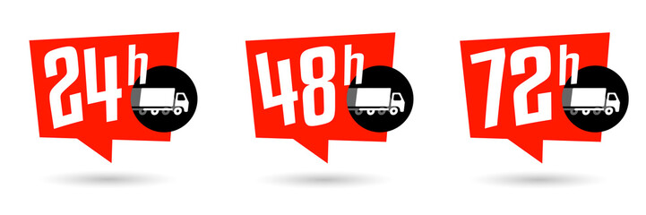 Livraison en 24h, 48h et 72 h	