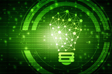 bulb future technology, innovation background, creative idea concept 