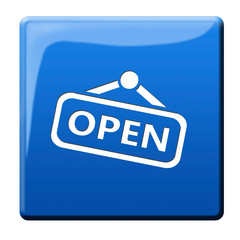 Open - Symbolbutton