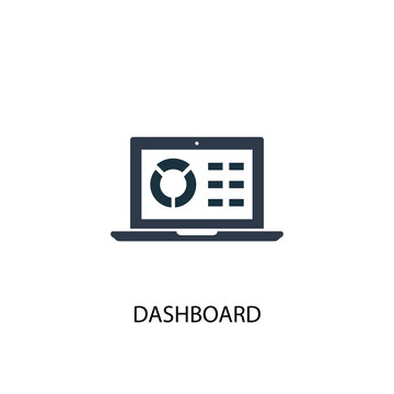 Dashboard Icon. Simple Element Illustration