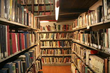 books in the library