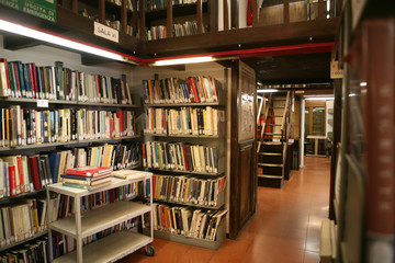 books in the library
