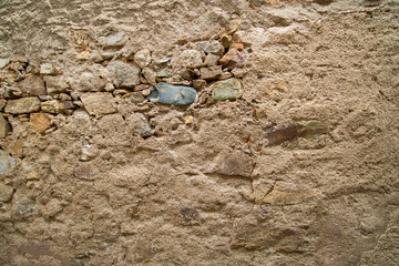 A background with the stones of a wall