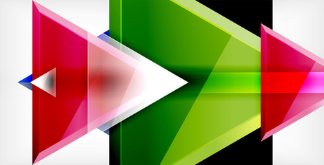 Triangle abstract background