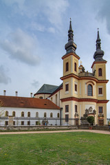 Fototapeta na wymiar Litomysl (Litomyšl) Czech Republic - church near the castle