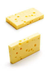 Cheese isolated on white background