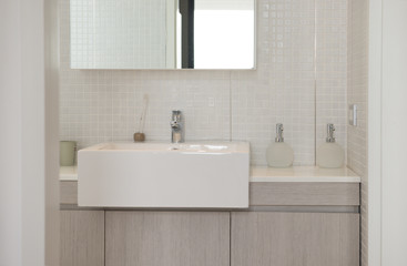  White toilet bowl  Beautiful Large Bathroom